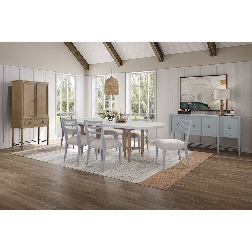 Bernards Wilmington Pillar Trestle Table