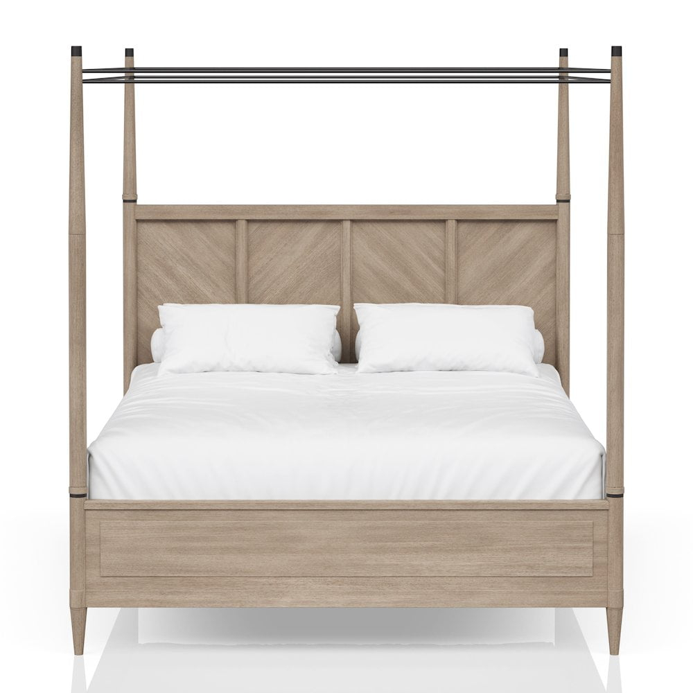 Bernards Wilmington Queen Canopy Bed