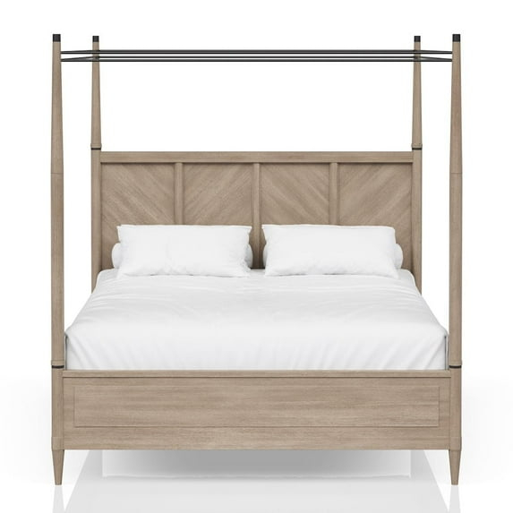 Bernards Wilmington Queen Canopy Bed