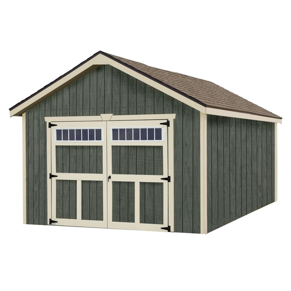 Best Barns Pre Cut Roof Trusses Wood Storage Sheds, 136.00 x 192.00 x 144.00 inches