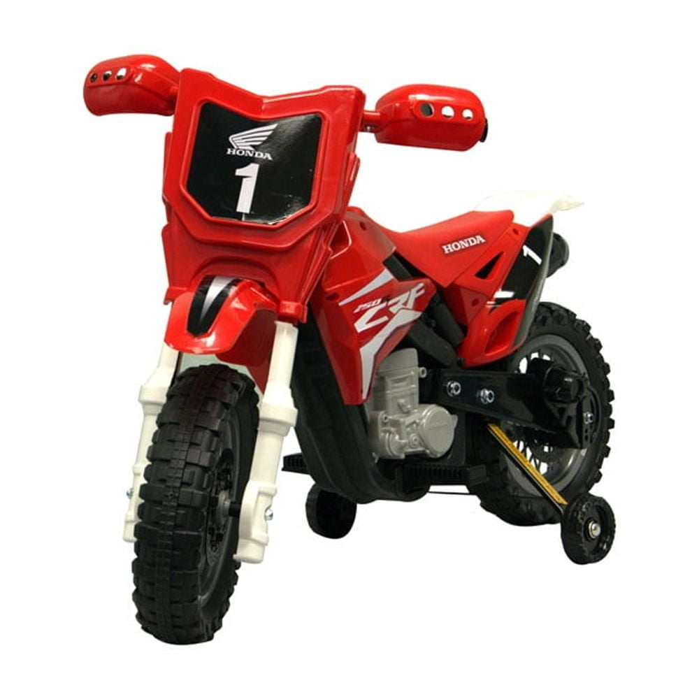 Best Ride On Cars Honda CRF250R Toddler Kids Electric 6V Toy Dirt Bike, Red