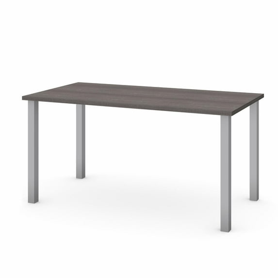 Bestar 60" Writing Desk in Bark Gray