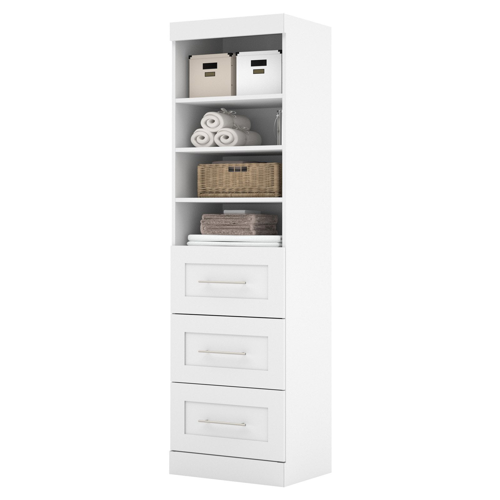 HomeStock Renaissance Rhapsody By HomeStock 25" Storage Unit With 3-Drawer Set