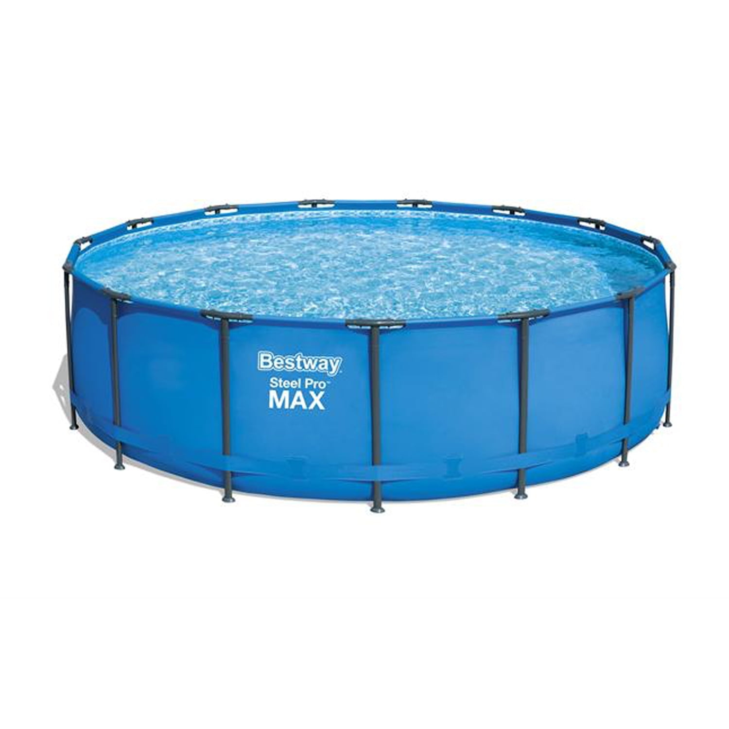 Bestway 56690E 15' x 48" Round Steel Pro MAX Above Ground Swimming Pool Set