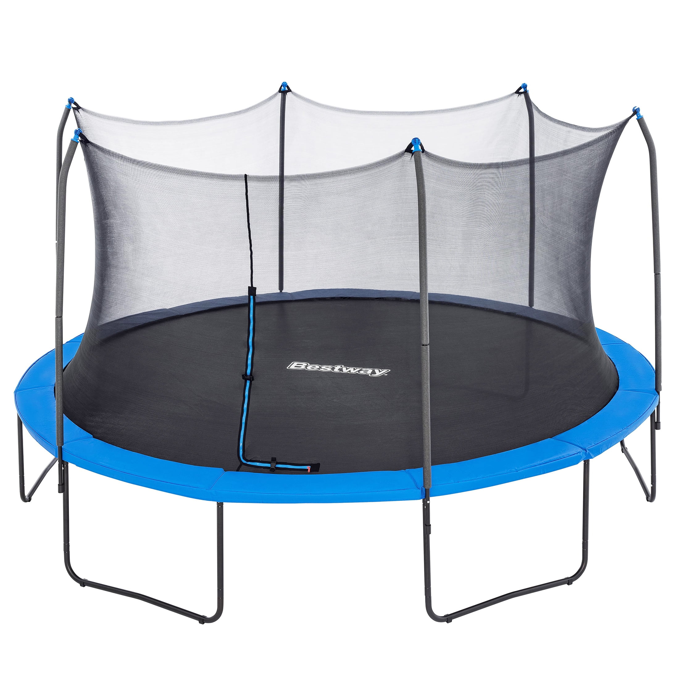 Bestway Xtreme Air 15 ft Trampoline for Kids & Adults, No-Gap Enclosure, Foam-Padded Poles