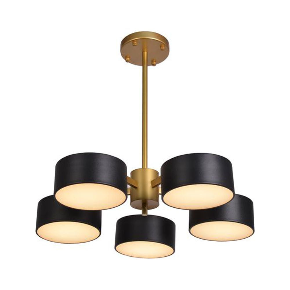 Bethel International LED Flush Mount Gold Metal