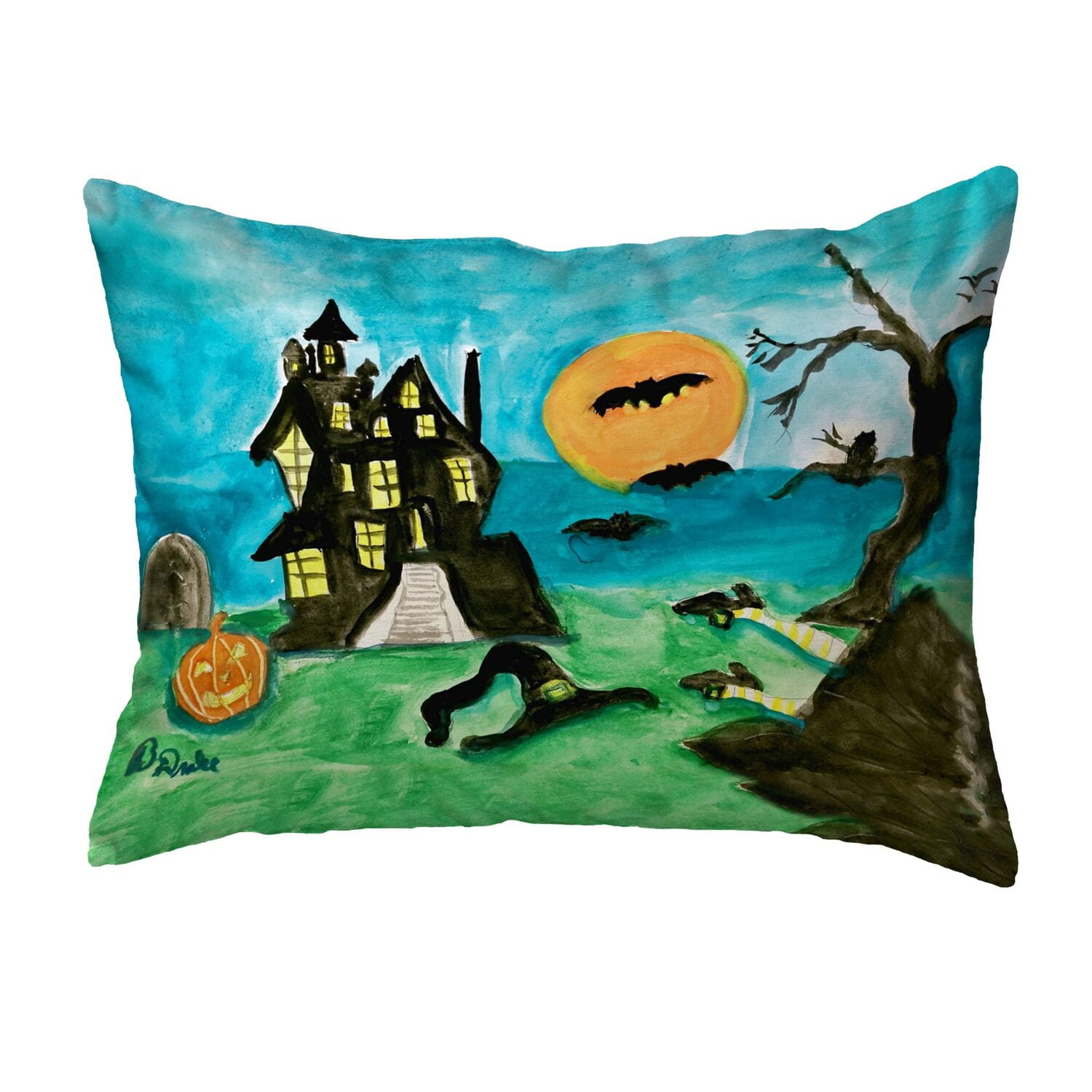Betsy Drake Interiors NC1445 16 x 20 in. Witch is Dead No Cord Pillow