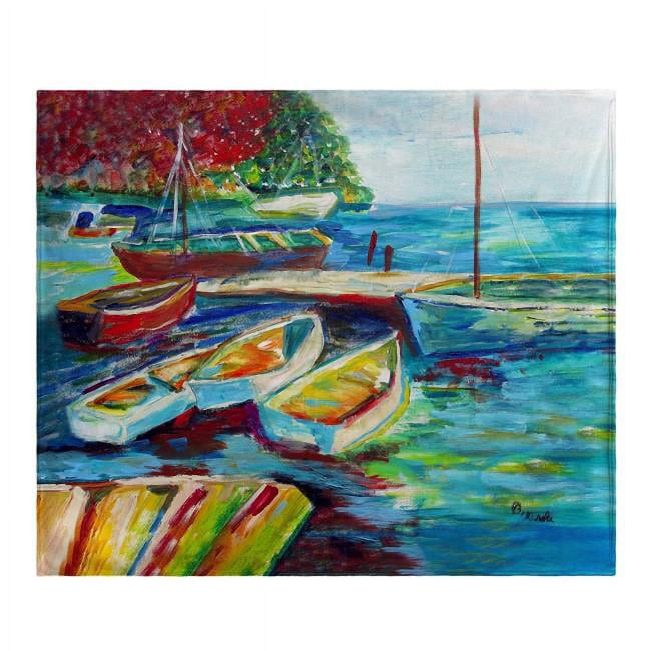 Betsy Drake Interiors Hand Woven Throw Blanket