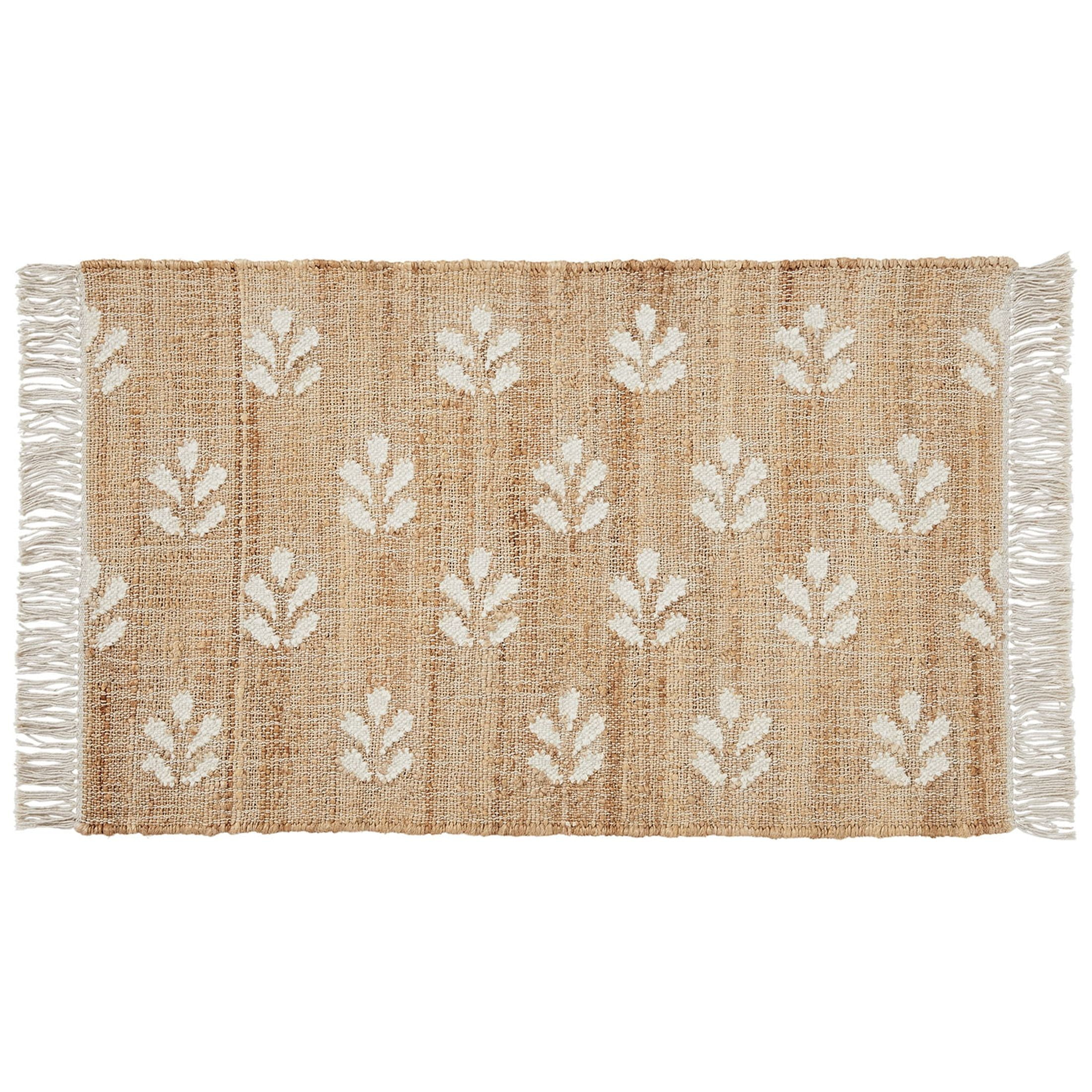 Better Homes & Gardens Floral Jute 2' x 3' Accent Rug by Dave & Jenny Marrs