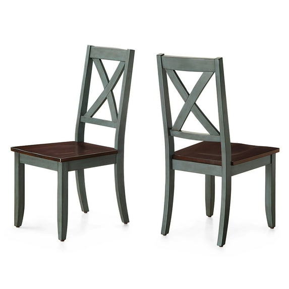 Better Homes and Gardens Maddox Crossing Dining Chair, Blue (Set of 2)