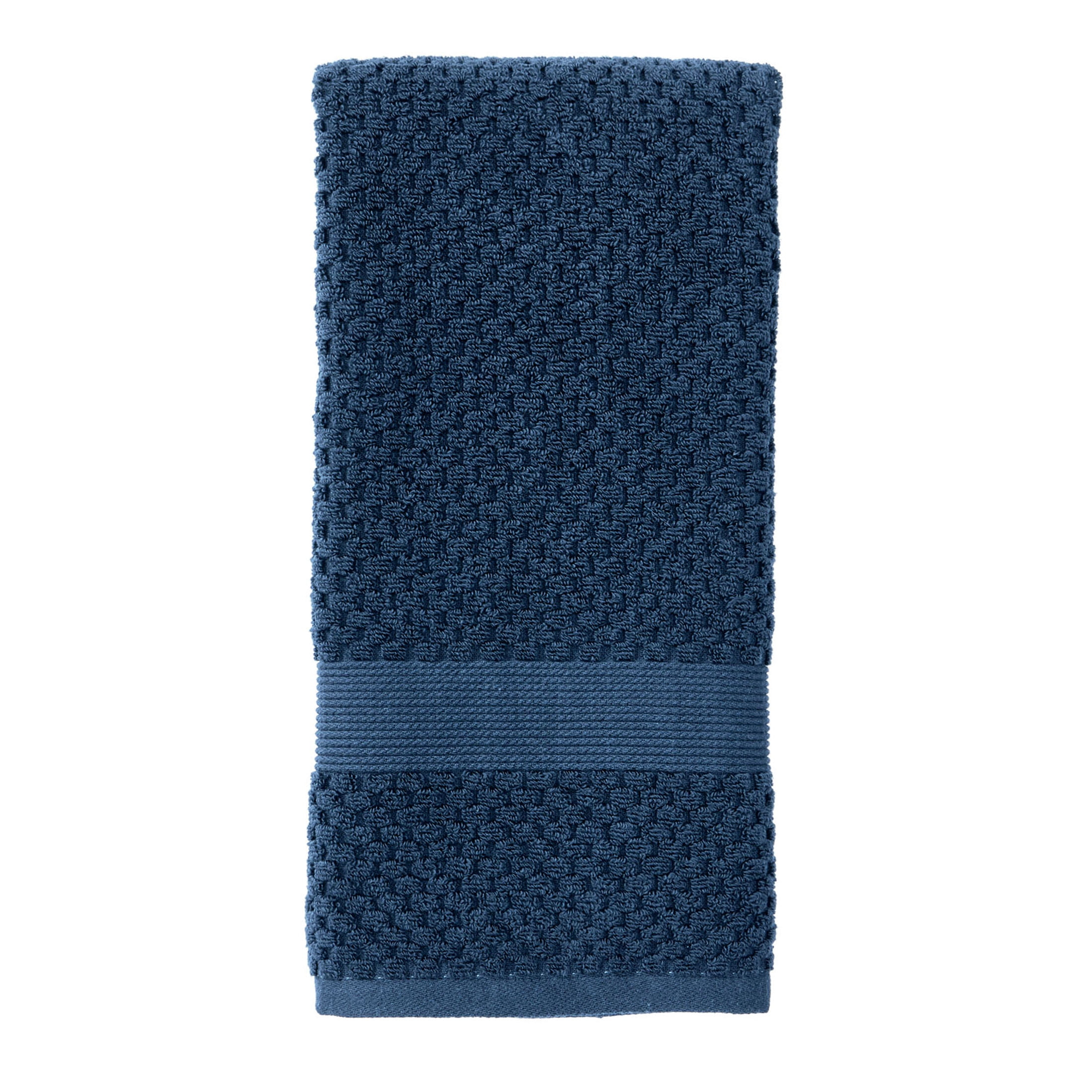 Better Homes & Gardens Signature Soft Popcorn Texture Hand Towel, Blue Admiral