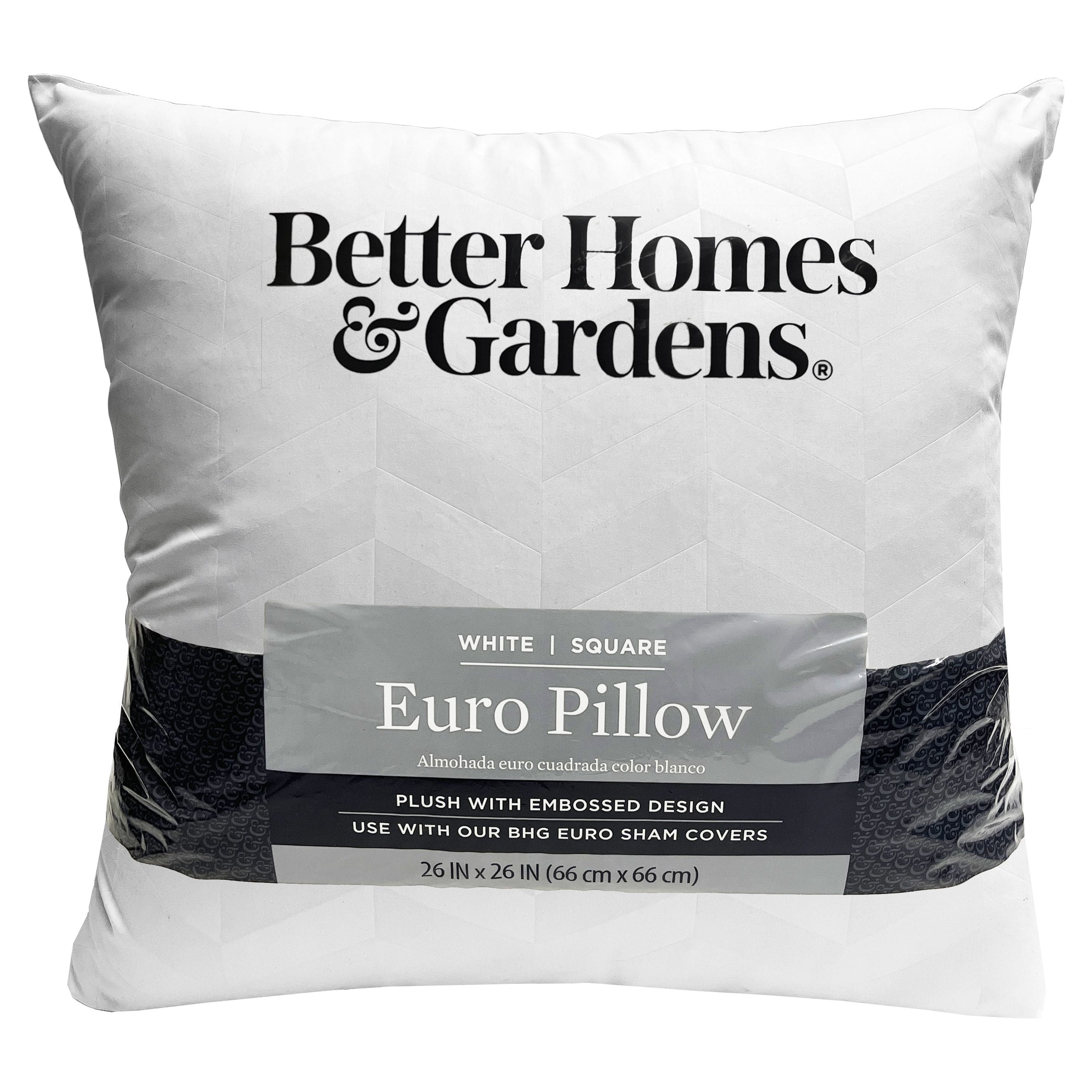 Better Homes and Gardens Euro Pillow Insert, 26"x26"