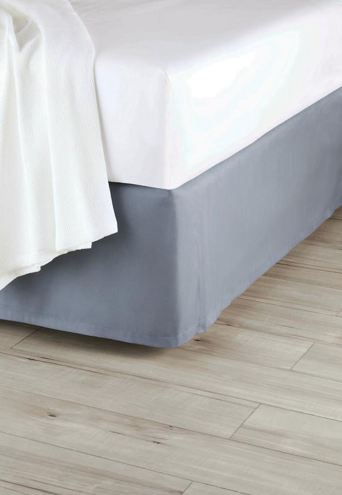 Better Homes & Gardens Microfiber Bed Skirt, Grey, Full/Queen