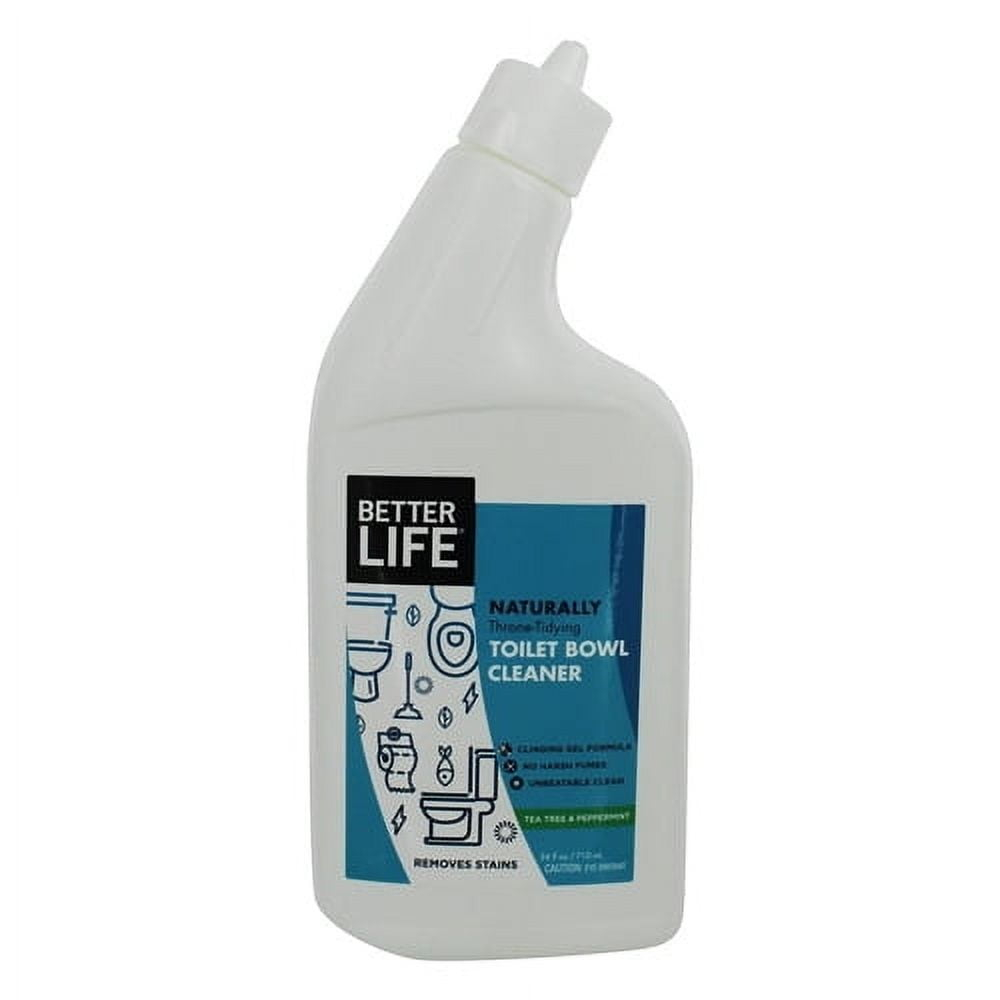 Better Life Natural Toilet Bowl Cleaner, Tea Tree and Peppermint, 24 Ounces