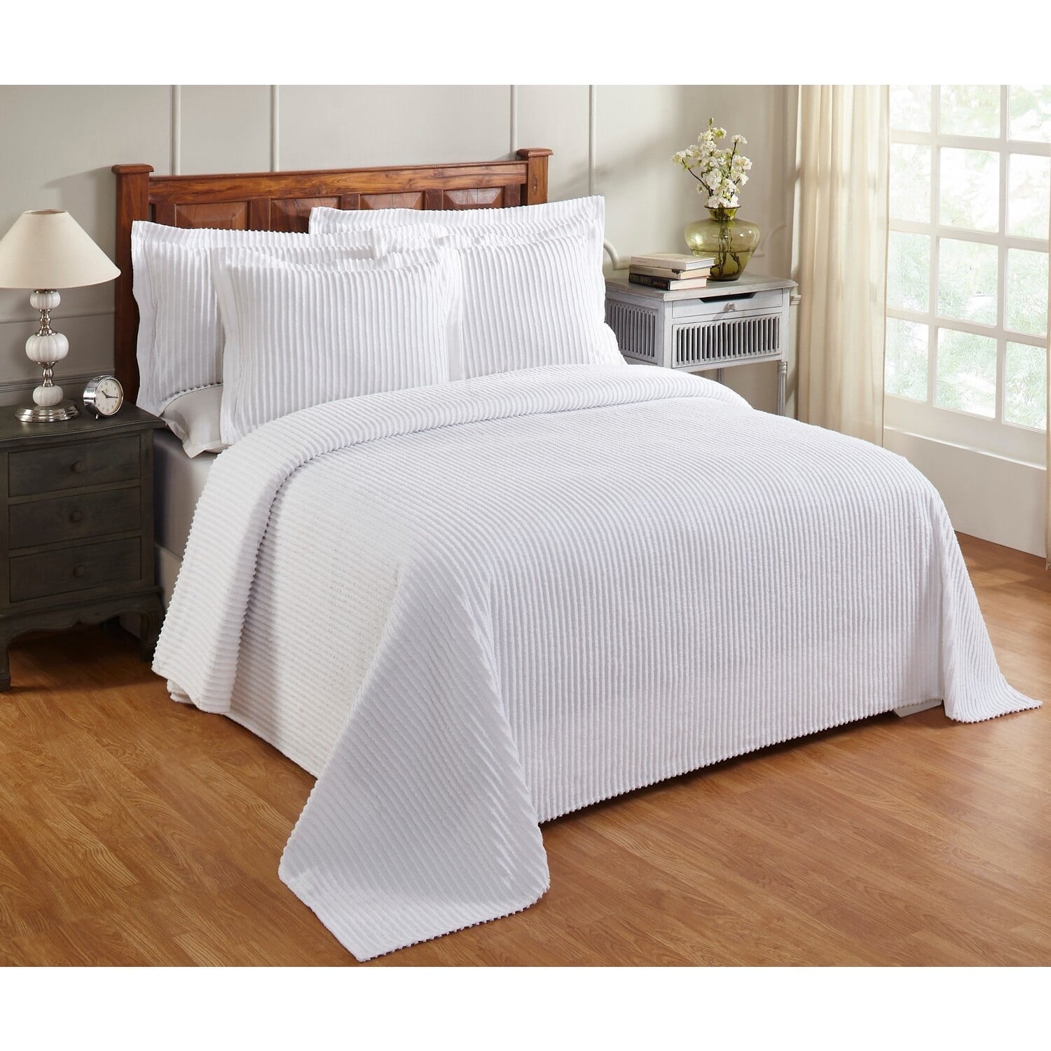 Better Trends Julian 100 Percent Cotton Tufted Chenille Bedspreads