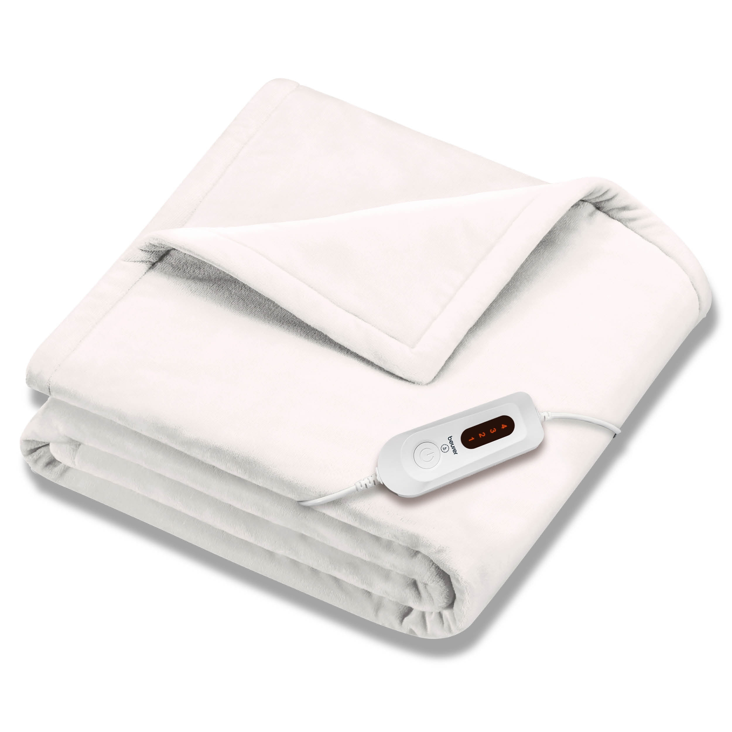 Beurer HD61 Super-Cozy Heated Blanket, Beige, 50 x 60 Inches