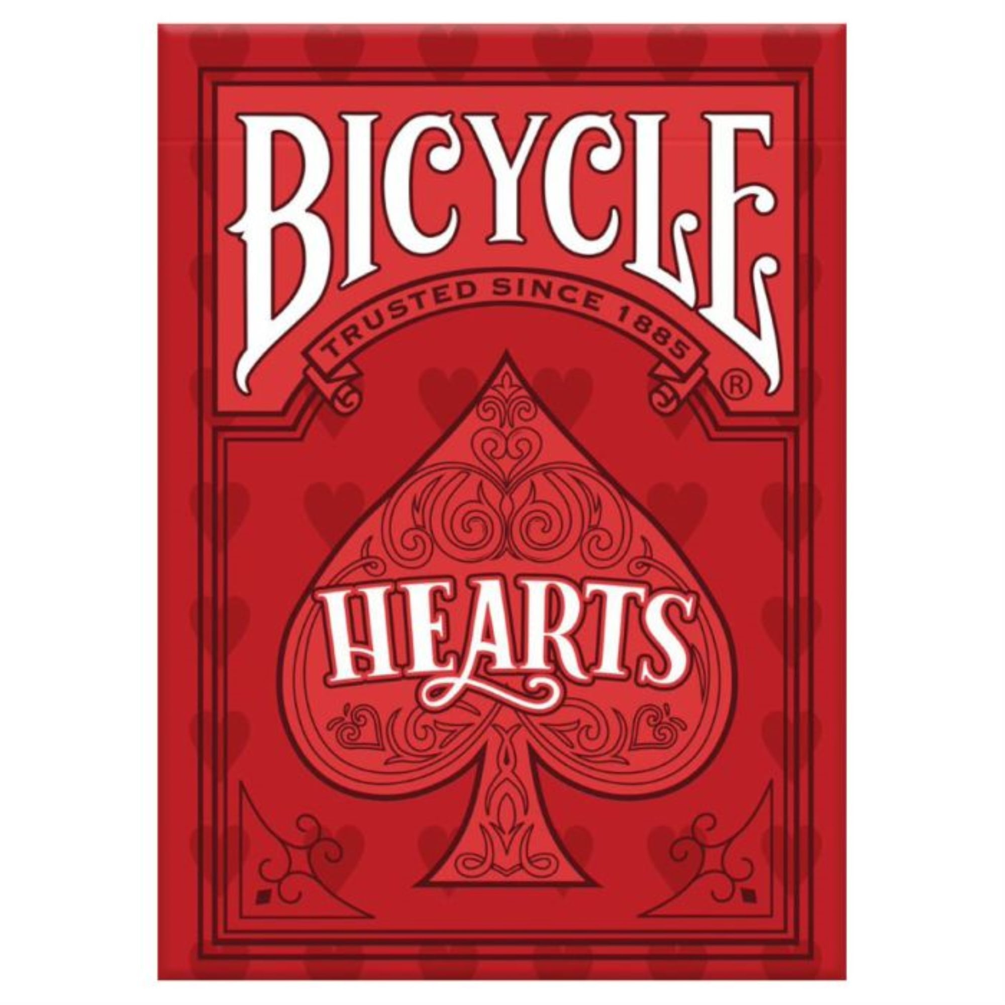 Bicycle Hearts Playing Cards, Highlighted Cards and Rules for The Trick-Taking Card Game, Poker Size Standard Index