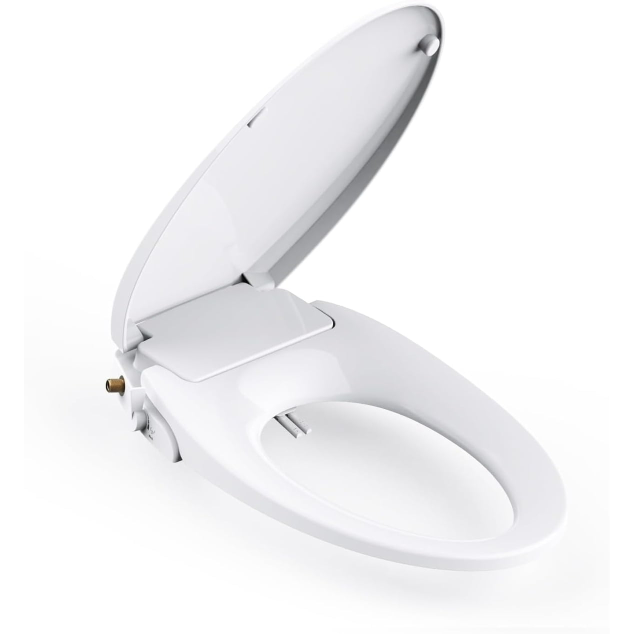 MyDepot Non-Electric Elongated Bidet Toilet Seat with Dual-Mode Nozzle