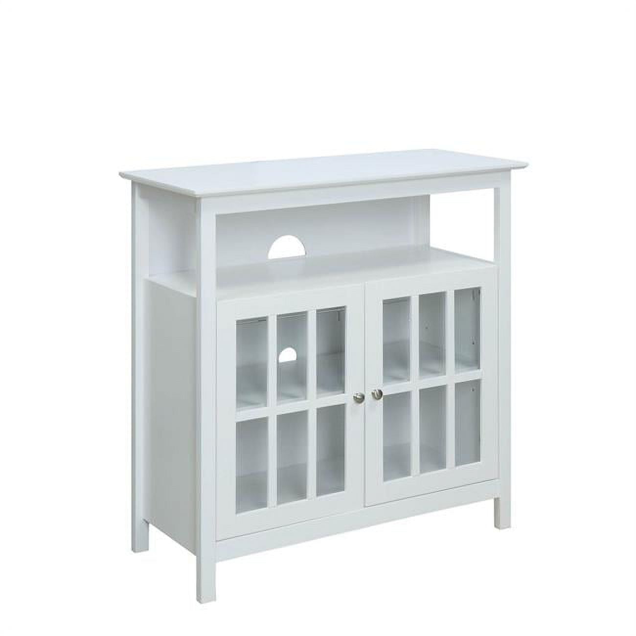Big Sur Highboy TV Stand, White