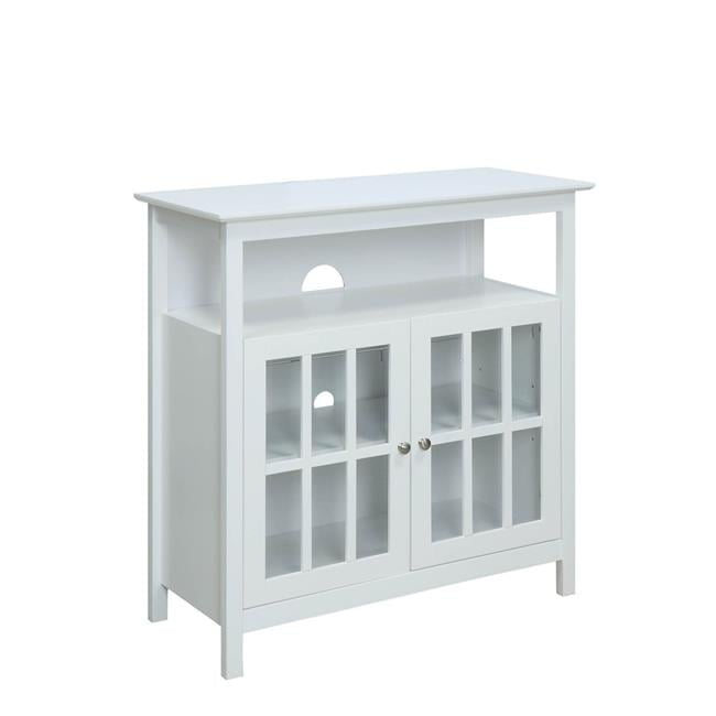Big Sur Highboy TV Stand, White