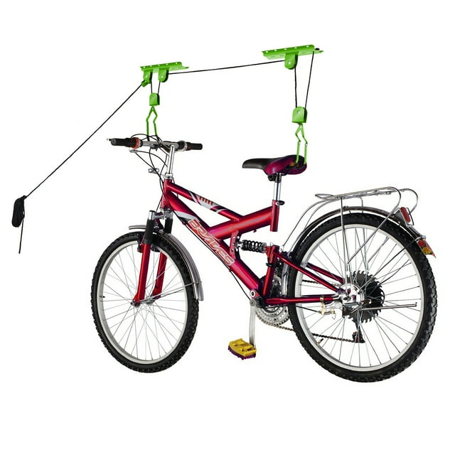 Bike Lane Bicycle Garage Storage Lift Bike Hoist 100LB Capacity Heavy Duty