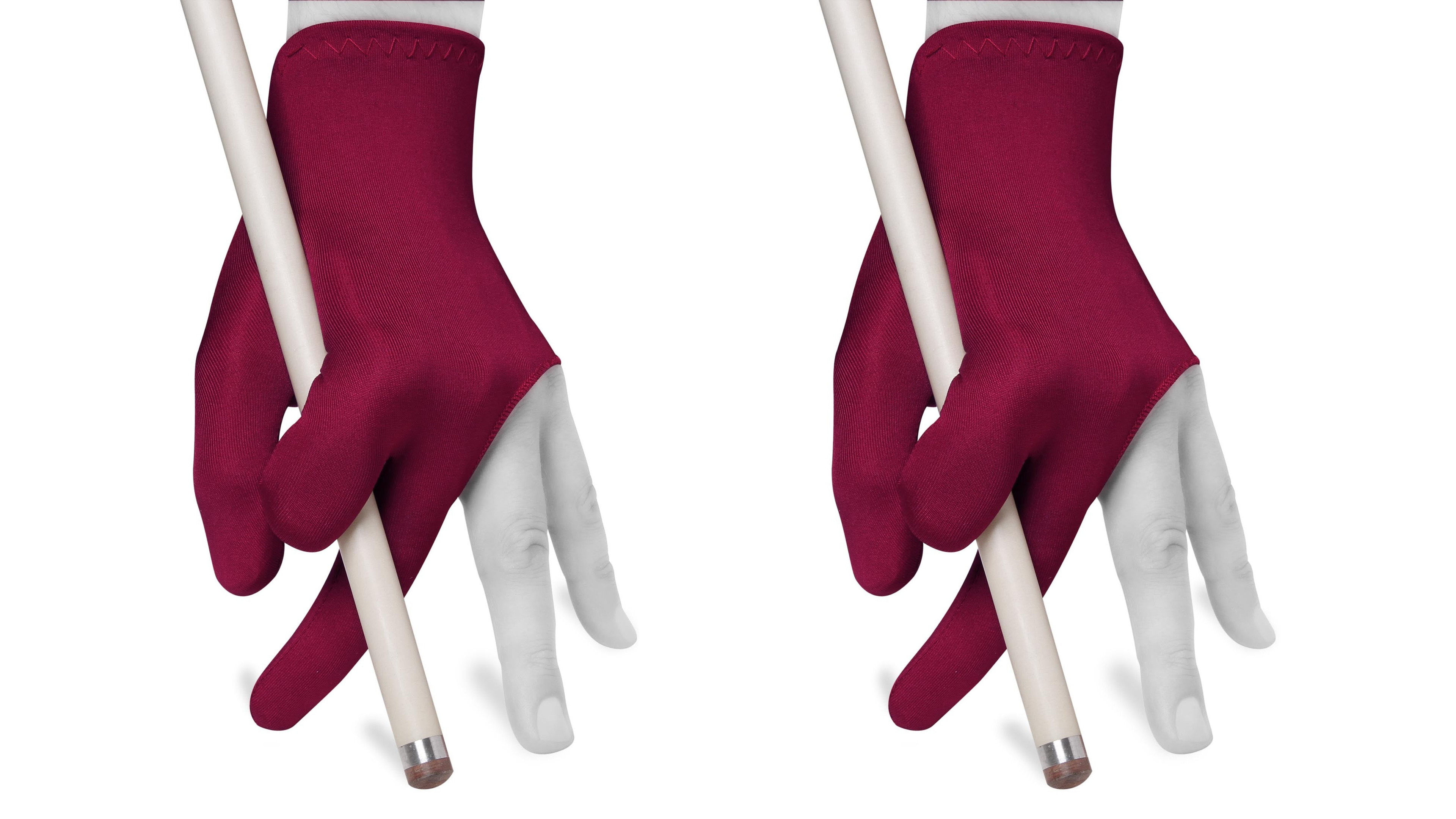 Billiard Quality Pool Cue Glove - Fits either hand - One size fits all - Choose your color