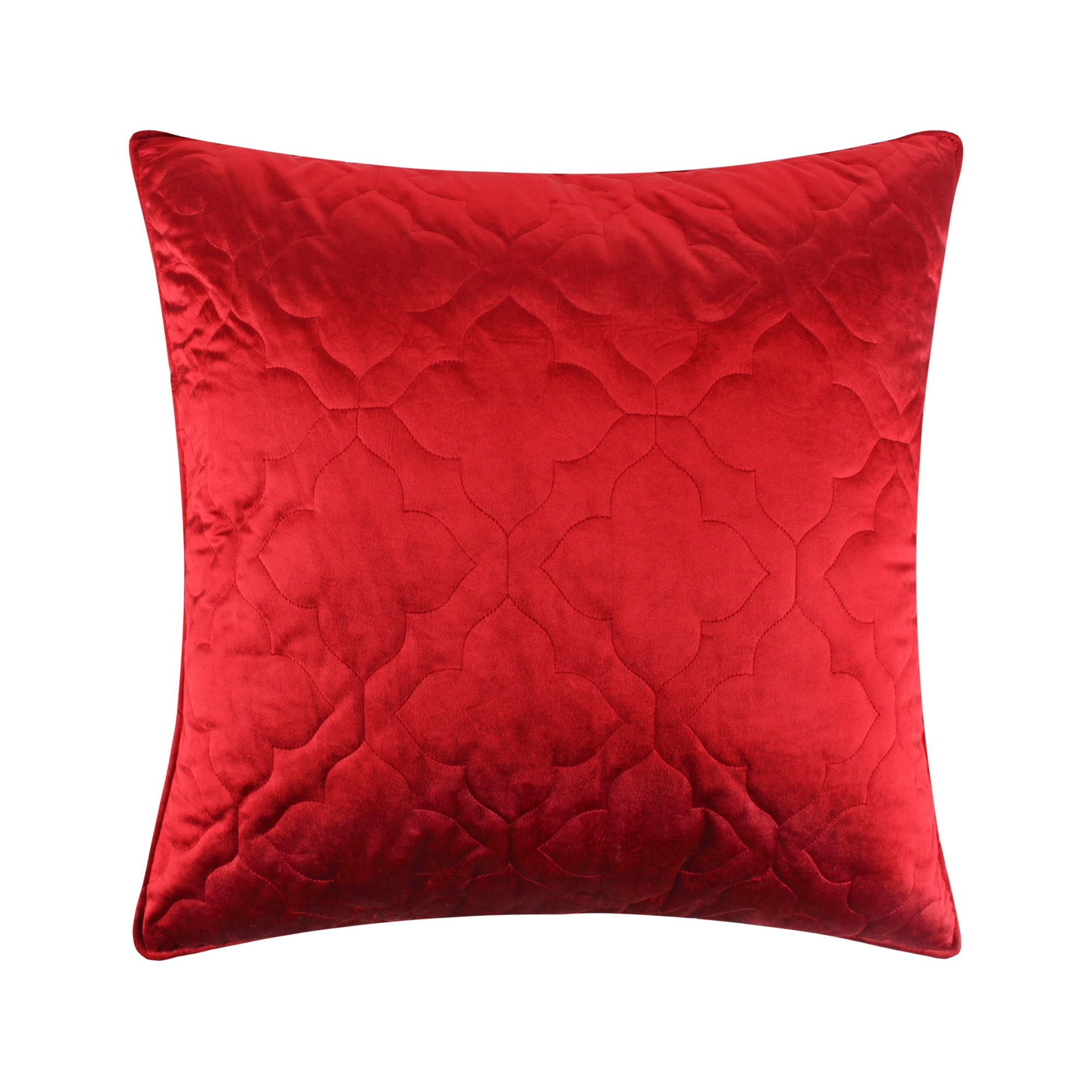 BH Caserta Velvet Red Euro Sham - Levtex Home