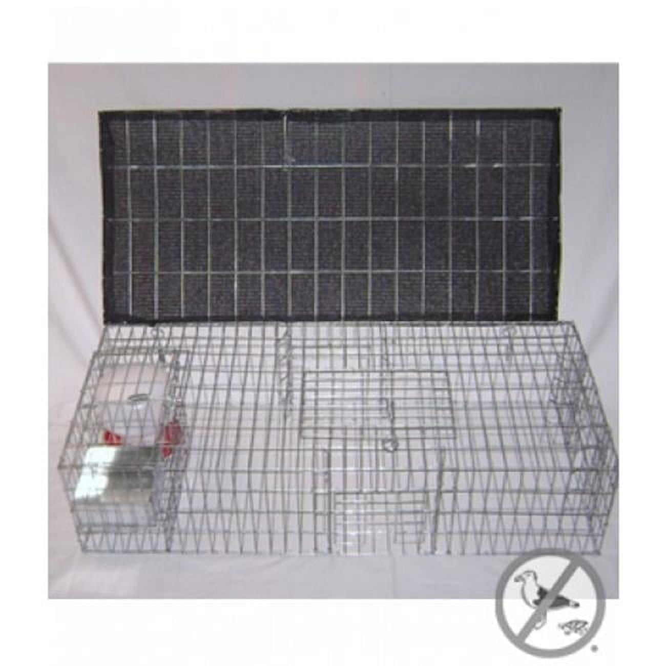 BMP-SW-SP-SFW Pigeon Trap With Shade- Food & Water Containers - 35 x 16 x 8 in.