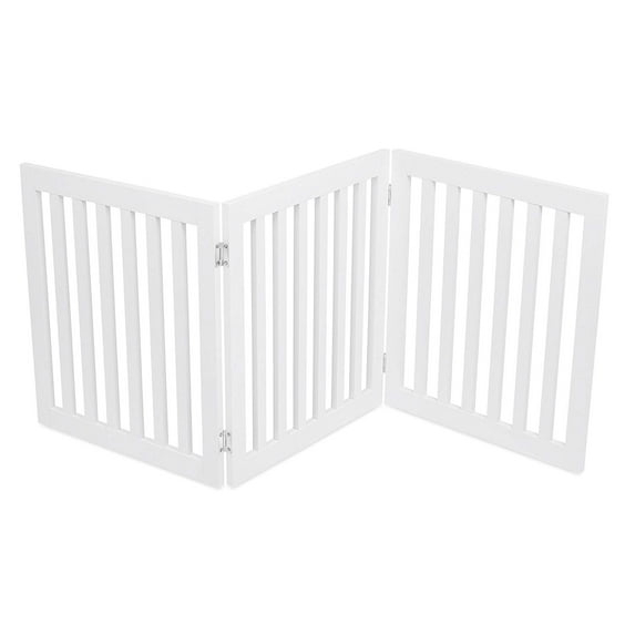 BirdRock Home Wood Free Standing Pet Gate