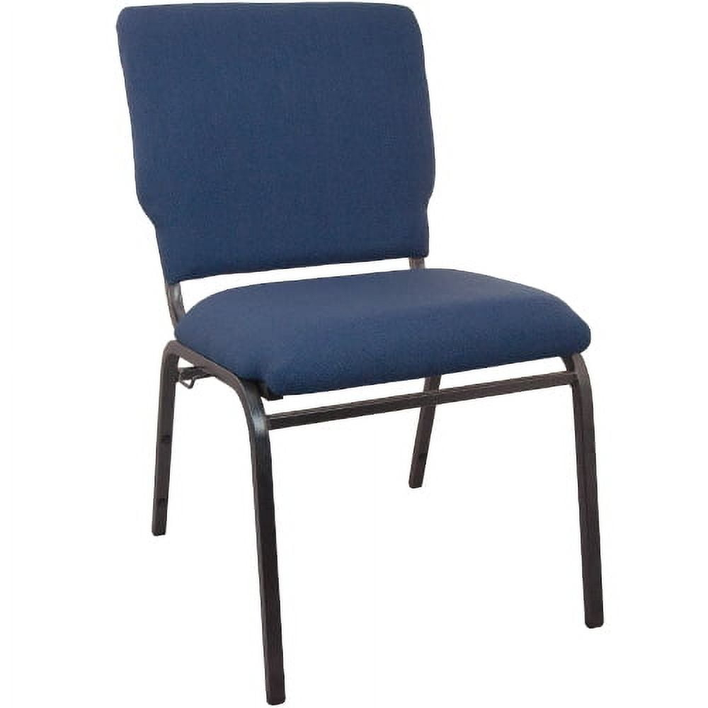 BizChair Steel Frame Indoor Multipurpose Stacking Chair, Navy
