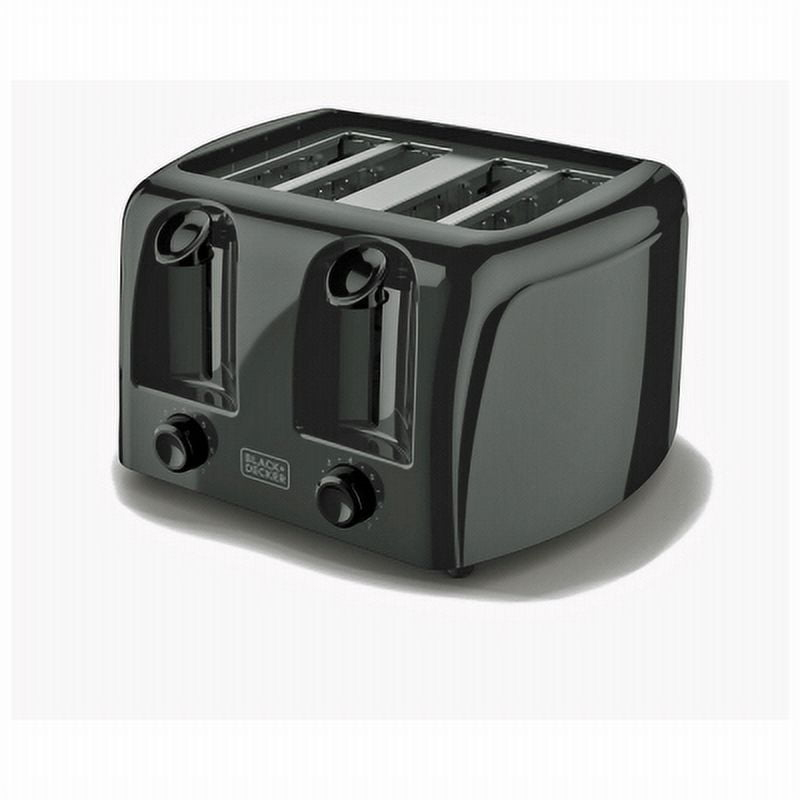 4-Slice Toaster, Black