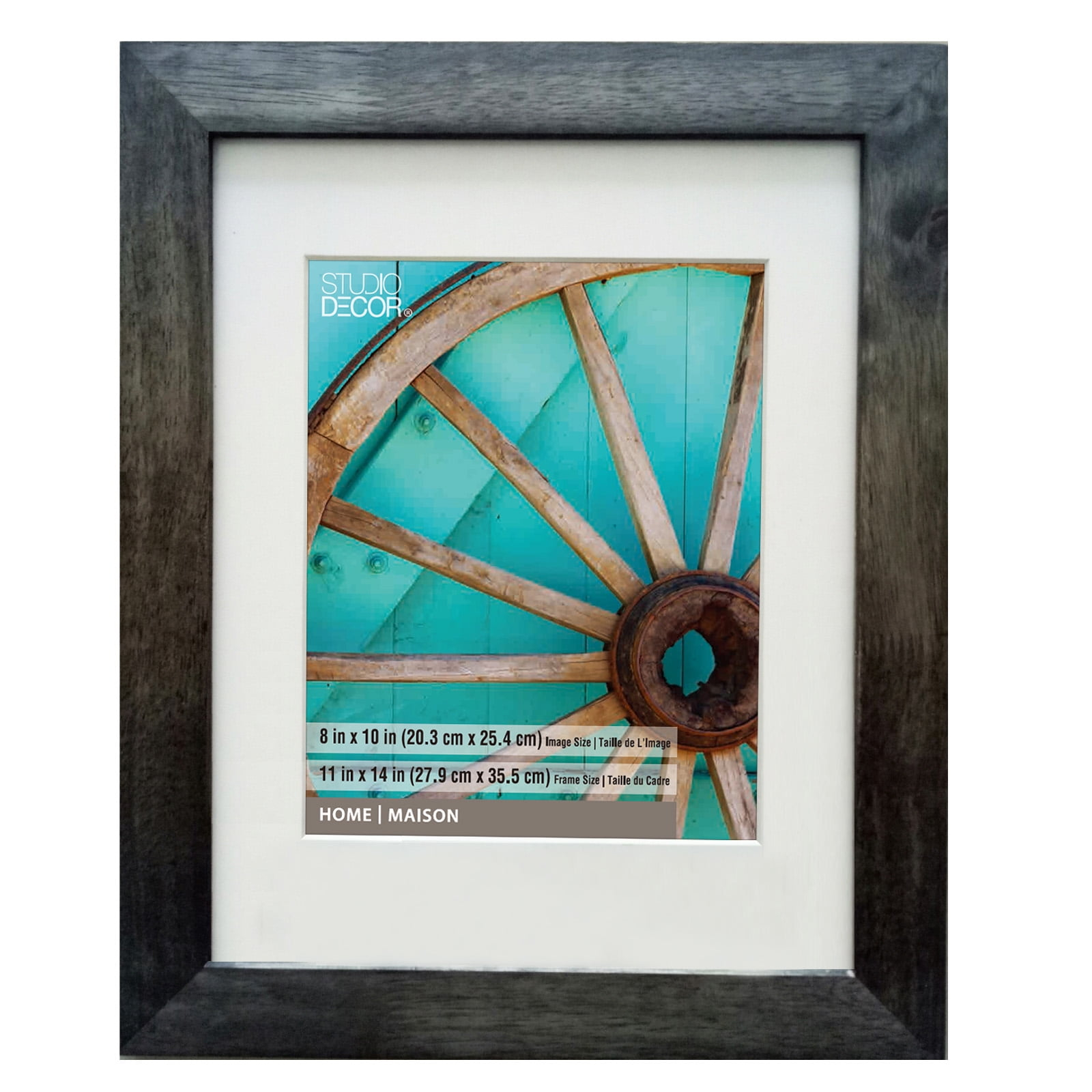 Home Black Wash Wooden Frame by Studio Décor®