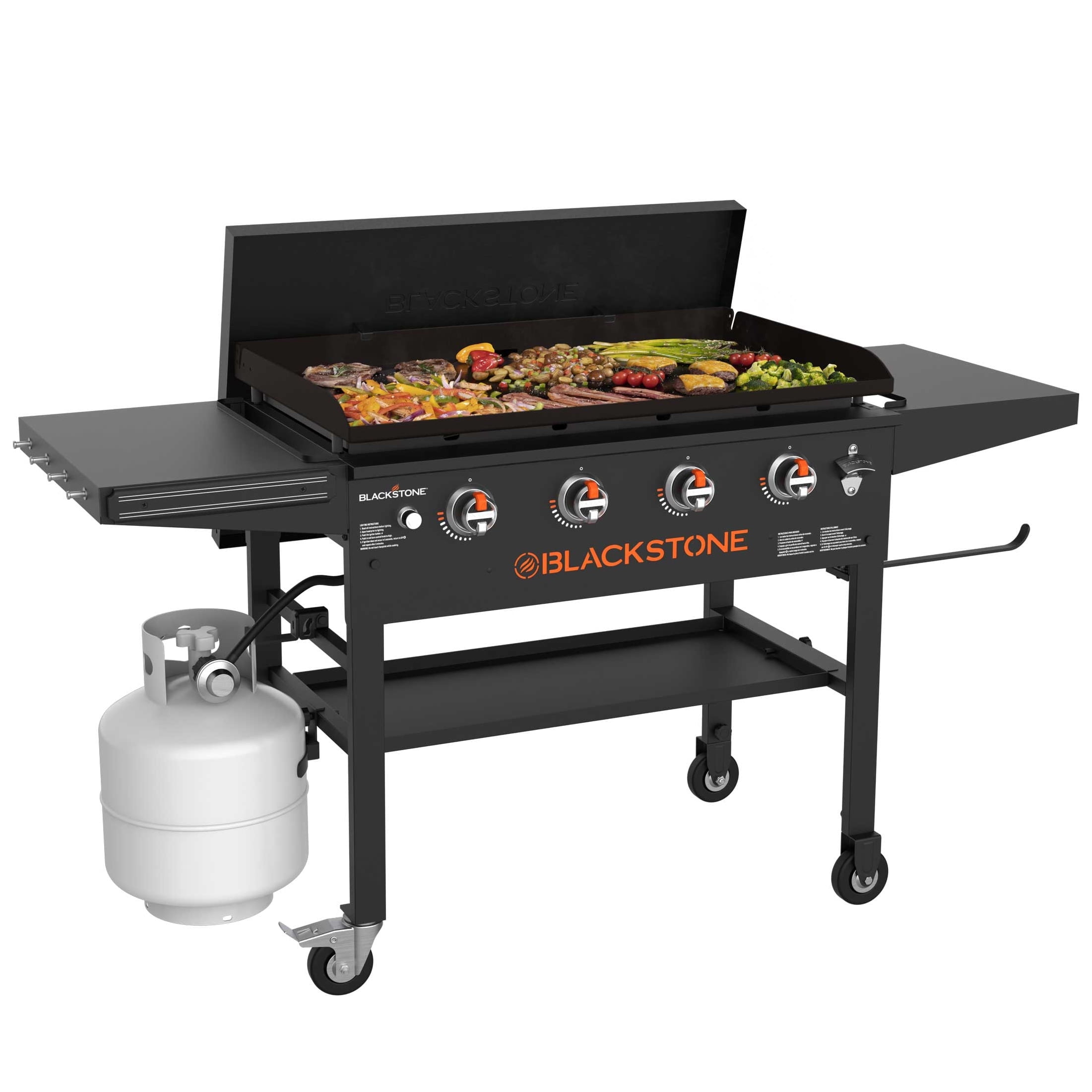 Blackstone Original 4-Burner 36" Propane Omnivore Griddle with Hard Cover