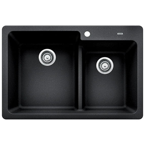 Blanco 442092 Grandis 33" Drop-In Or Undermount Double Basin Silgranit Kitchen Sink -