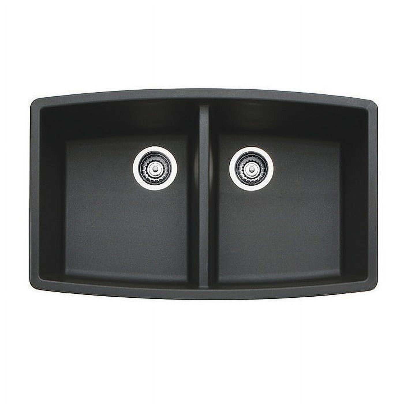 Performa SILGRANIT 33" L x 19" W Double Bowl Undermount Kitchen Sink