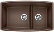 Performa SILGRANIT 33" L x 19" W Double Bowl Undermount Kitchen Sink