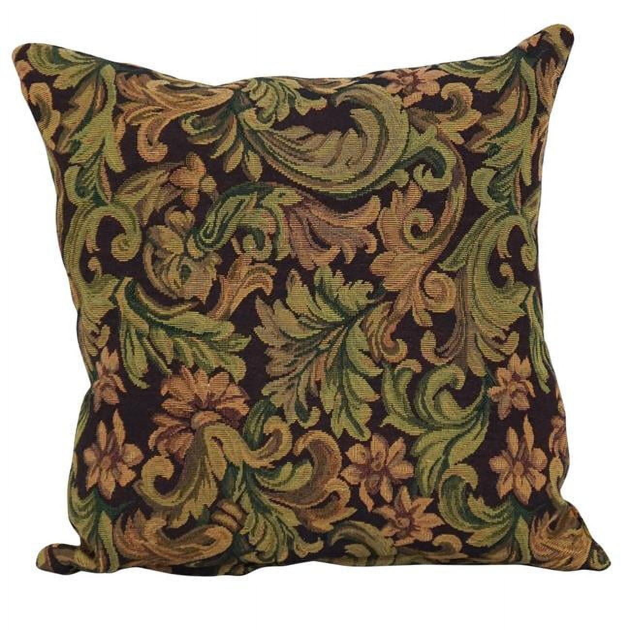 Blazing Needles 17-inch Tapestry Throw Pillow with Insert  9910-S1-ZP-ID-053