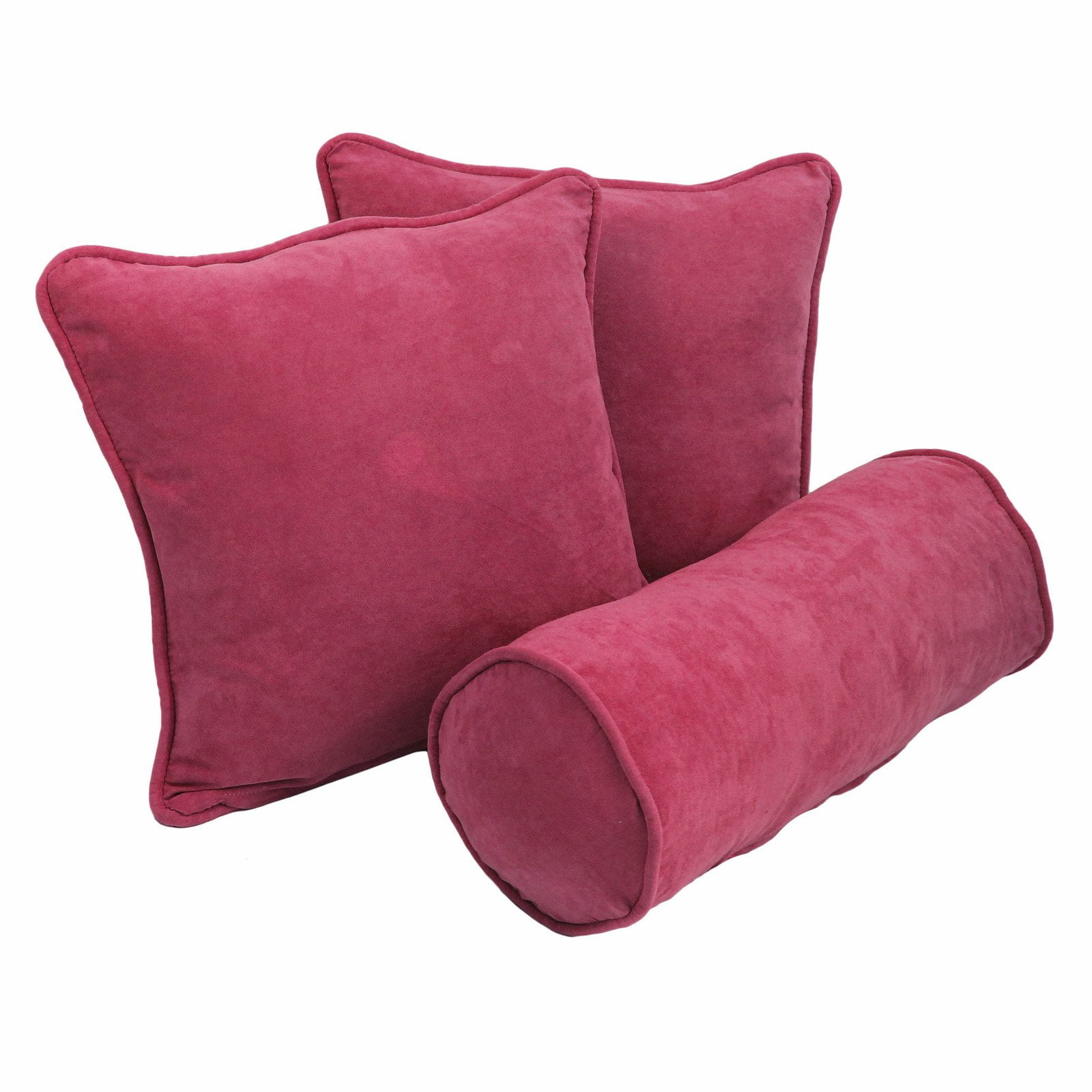 Cotton Blend Reversible Throw Pillow