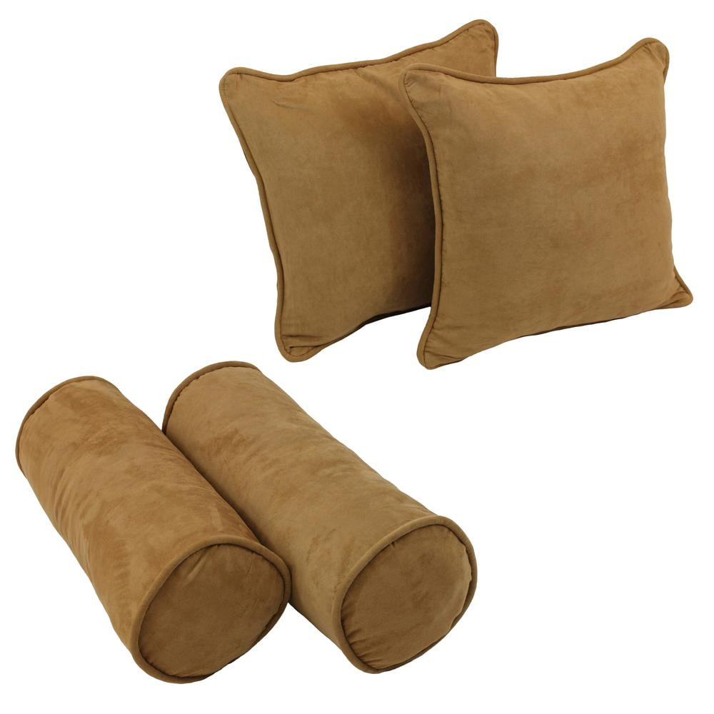 Microsuede Reversible Throw Pillow