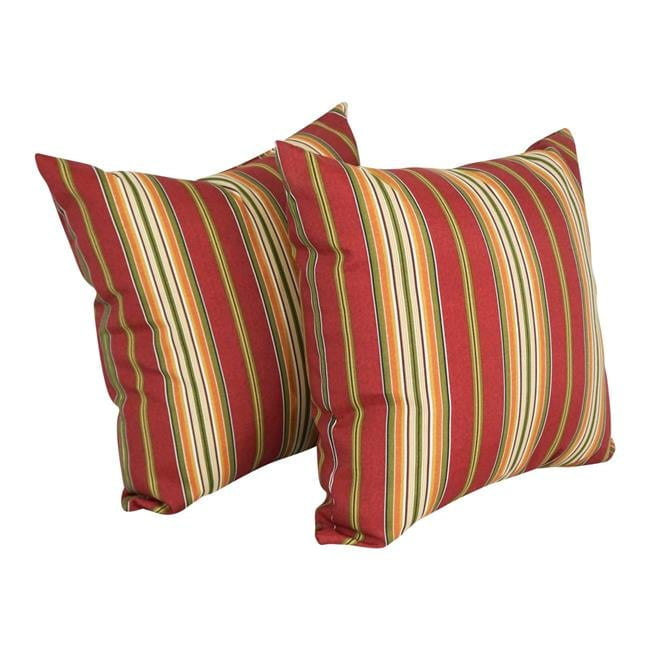 Indoor/Outdoor Reversible Throw Pillow
