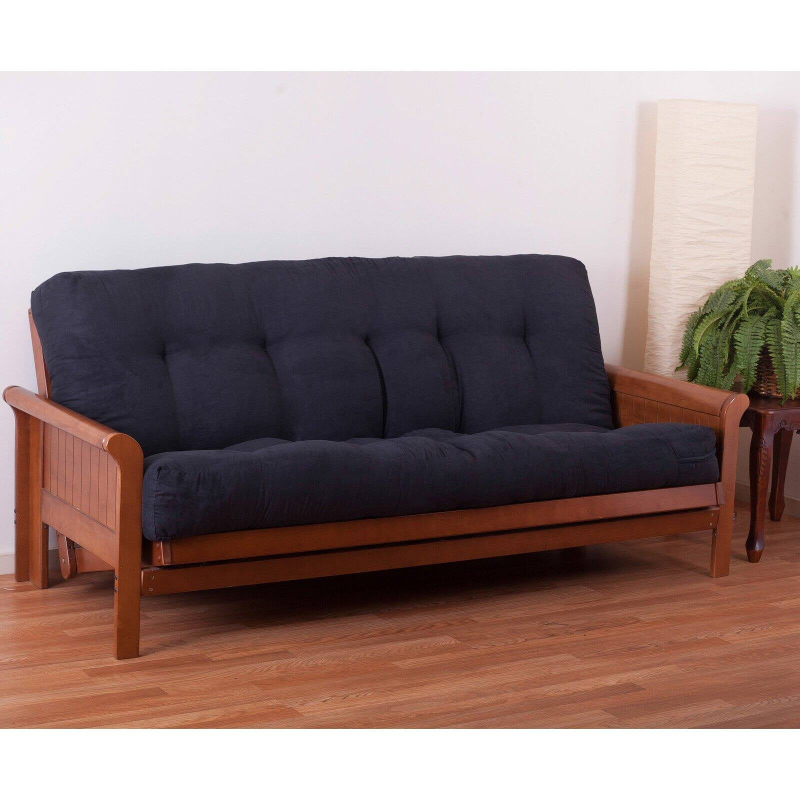 Blazing Needles Renewal 8-inch Twill Futon Mattress-Color:Sunset,Size:Full