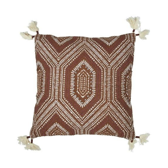 Bloomingville Geometric Cotton Throw Pillow