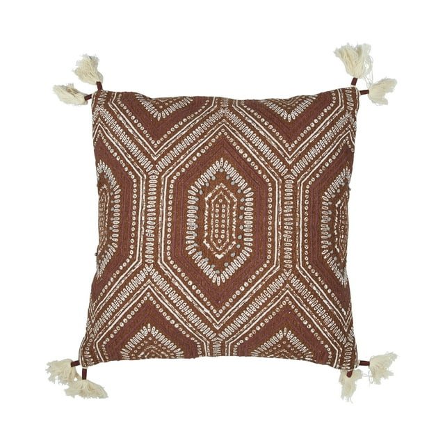 Bloomingville Geometric Cotton Throw Pillow