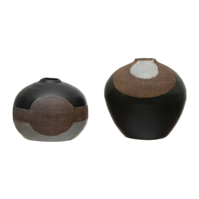 Bloomingville Terra-cotta Vases, Multi Color, Set of 2