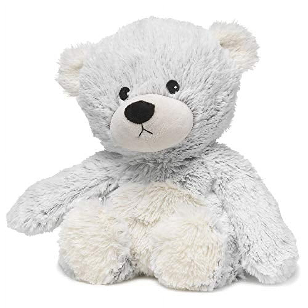 Blue Marshmallow Bear Warmies - Cozy Plush Heatable Lavender Scented Stuffed Animal