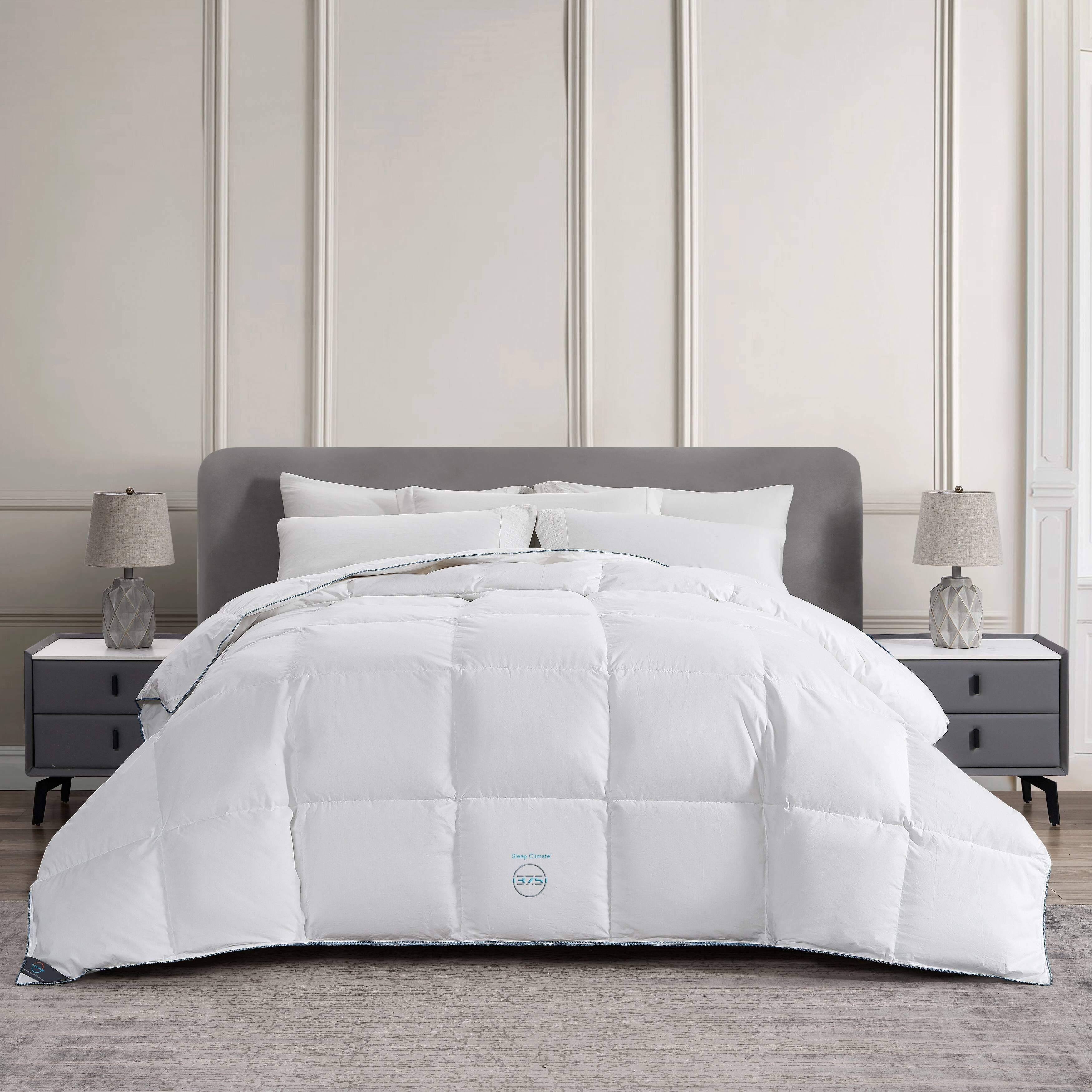 Blue Ridge Home Sleepclimate Feather & White Down Blend Comforter With 37.5 Technology King