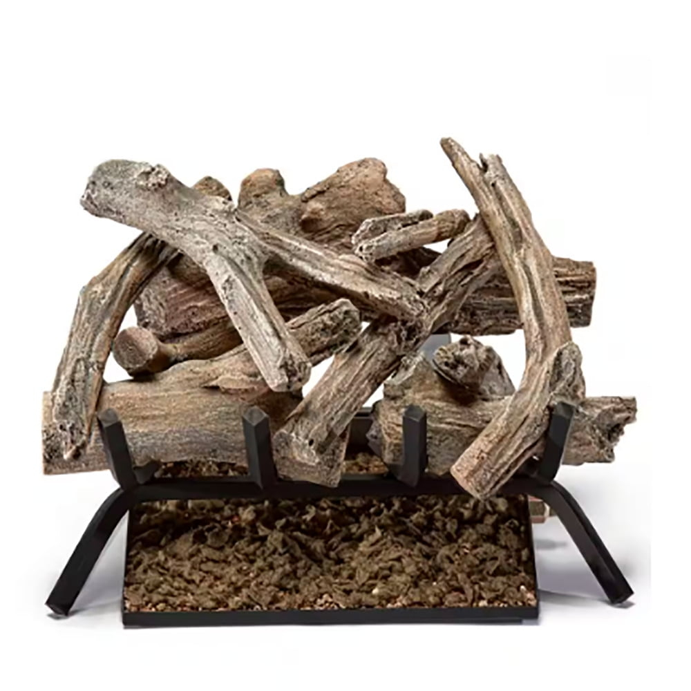 Bluegrass Living Bluegrass Living Vented Natural Gas Fireplace Log Set - Driftwood, 45,000 BTU, Match Light - Model# BVL18-1