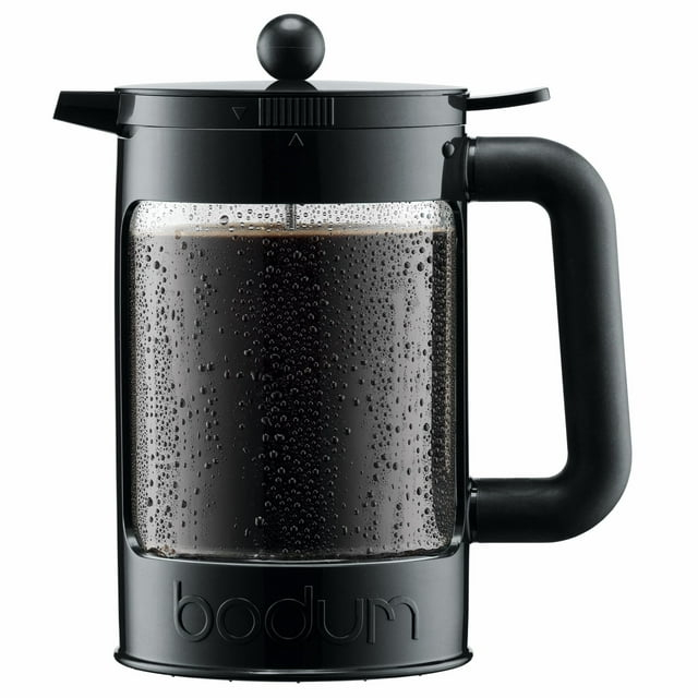 Bodum Bean Cold Brew Press and Iced Coffee Maker, 51 Ounce, Black