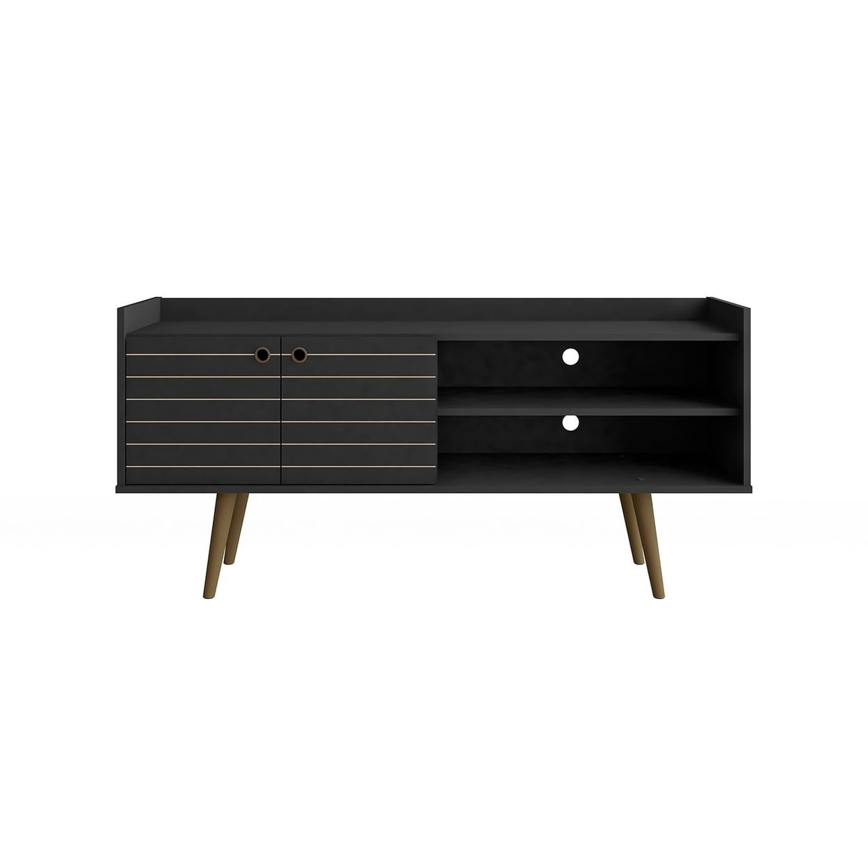 Bogart 53.54" Mid-Century Modern TV Stand  and Nature