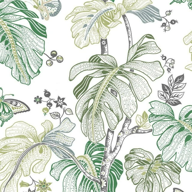 Boho Palm Peel and Stick Wallpaper